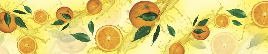 Изображение для стеклянного кухонного фартука, скинали: фрукты, апельсины, ovofruk011